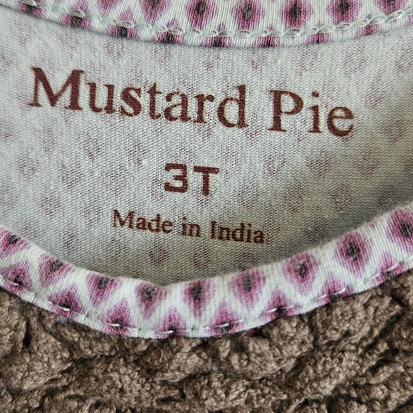 MUSTARD pie dress, 3T - Picture 2 of 2